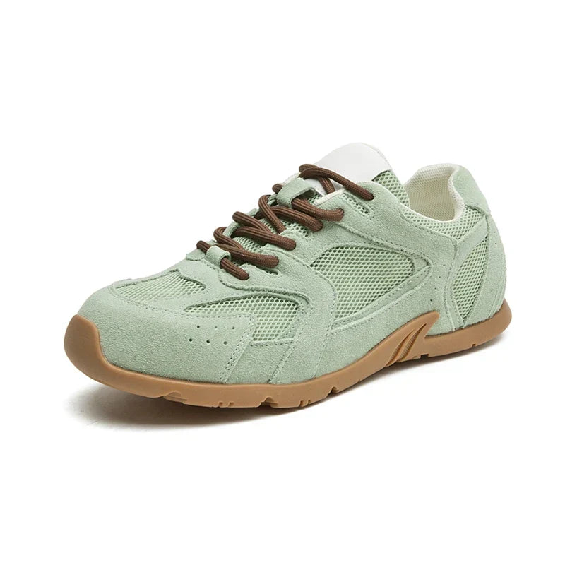 Women’s Vintage-Inspired Lace-Up Sneakers | Casual Comfort with Timeless Character