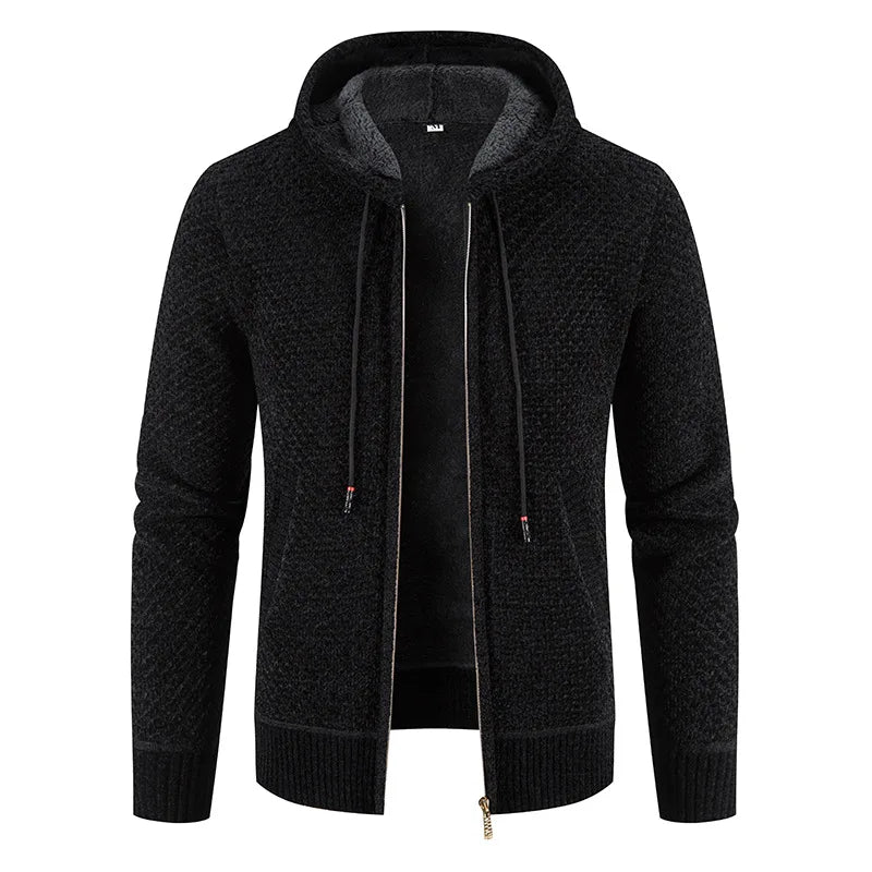 Men’s Zip-Up Knit Cardigan – Everyday Layer for Cooler Conditions
