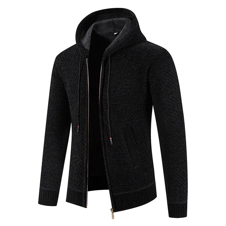 Men’s Zip-Up Knit Cardigan – Everyday Layer for Cooler Conditions