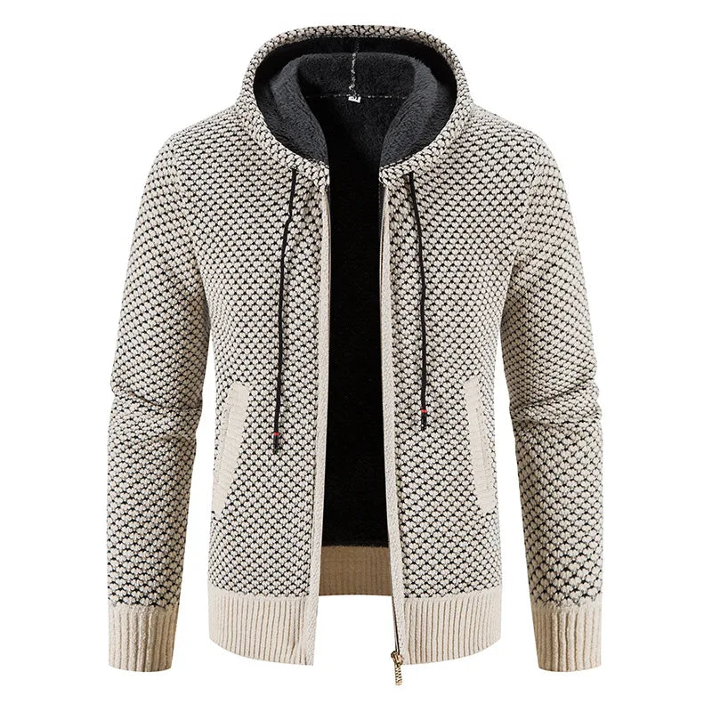 Men’s Zip-Up Knit Cardigan – Everyday Layer for Cooler Conditions