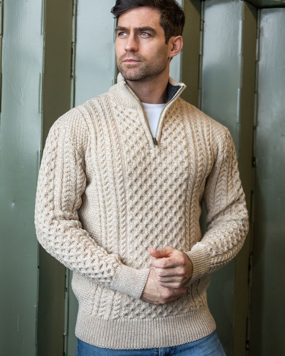 Men’s Half Zip Jumper – Knitted Pullover for Everyday Style