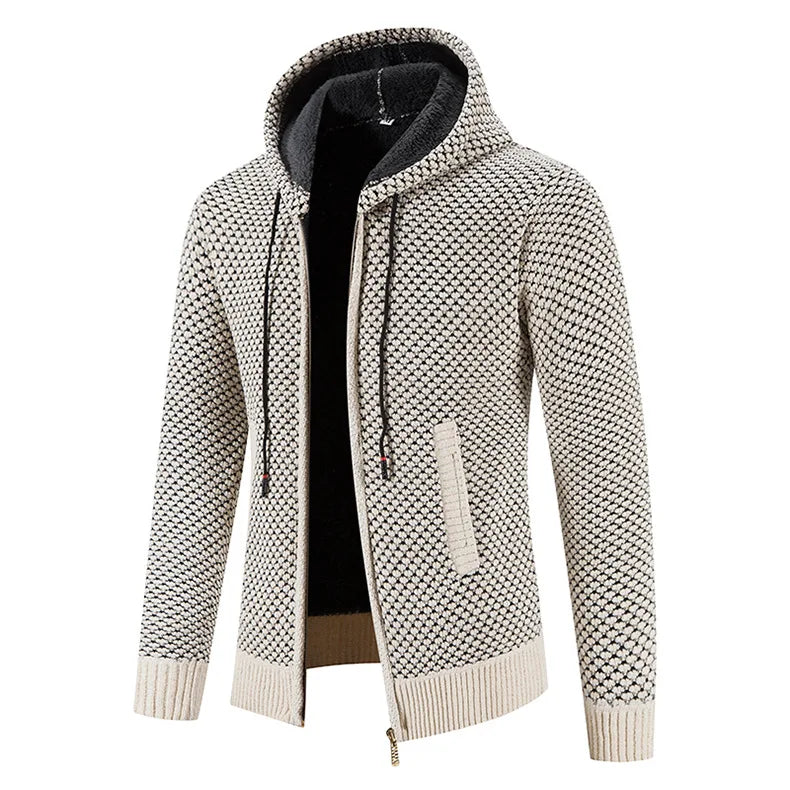 Men’s Zip-Up Knit Cardigan – Everyday Layer for Cooler Conditions