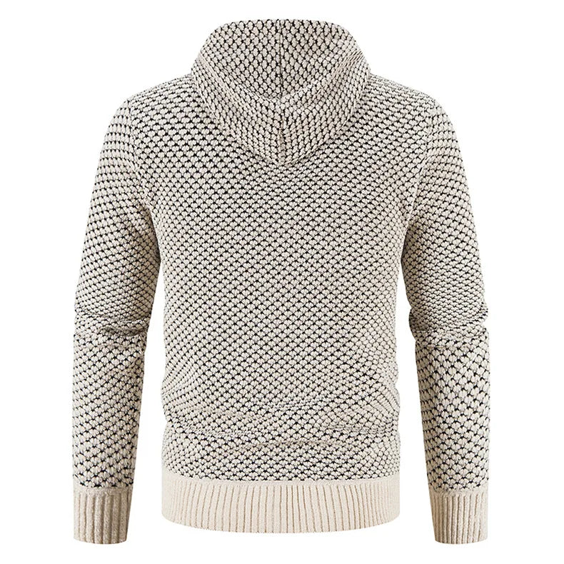 Men’s Zip-Up Knit Cardigan – Everyday Layer for Cooler Conditions