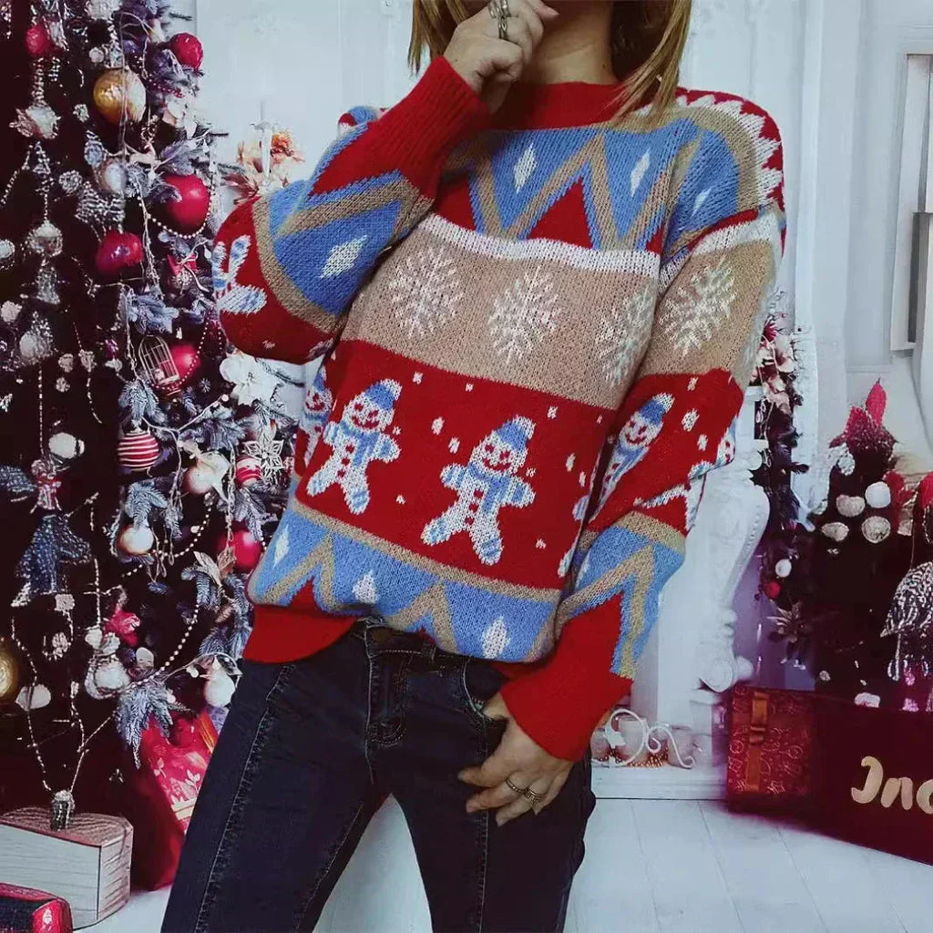Women’s Oversized Christmas Sweater – Festive Winter Layer