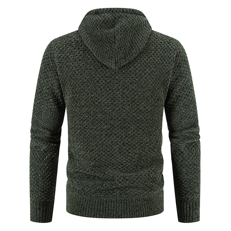Men’s Zip-Up Knit Cardigan – Everyday Layer for Cooler Conditions