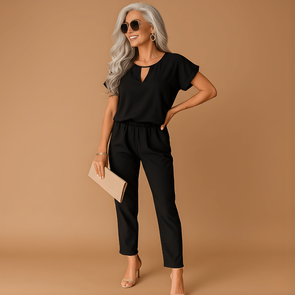 Women’s Elegant Tailored Jumpsuit – Refined Silhouette for Formal Wear