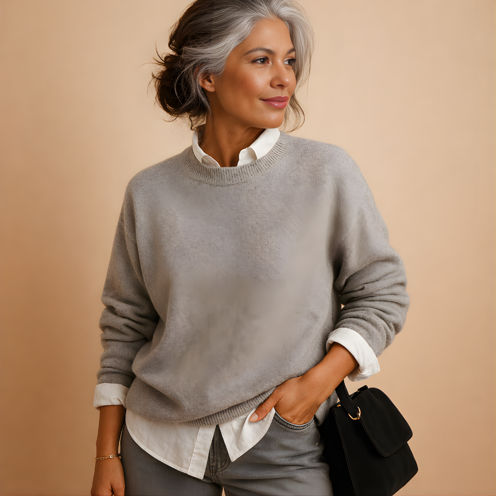 Women’s Soft Knit Sweater – Elegant Fit for Everyday and Workwear