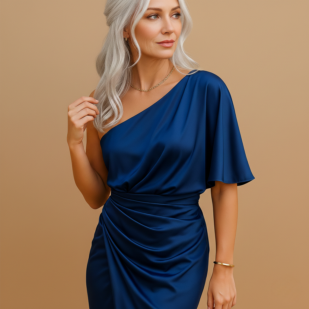 Women’s Minimalist Elegant Dress – Slim Fit for Refined Everyday Wear