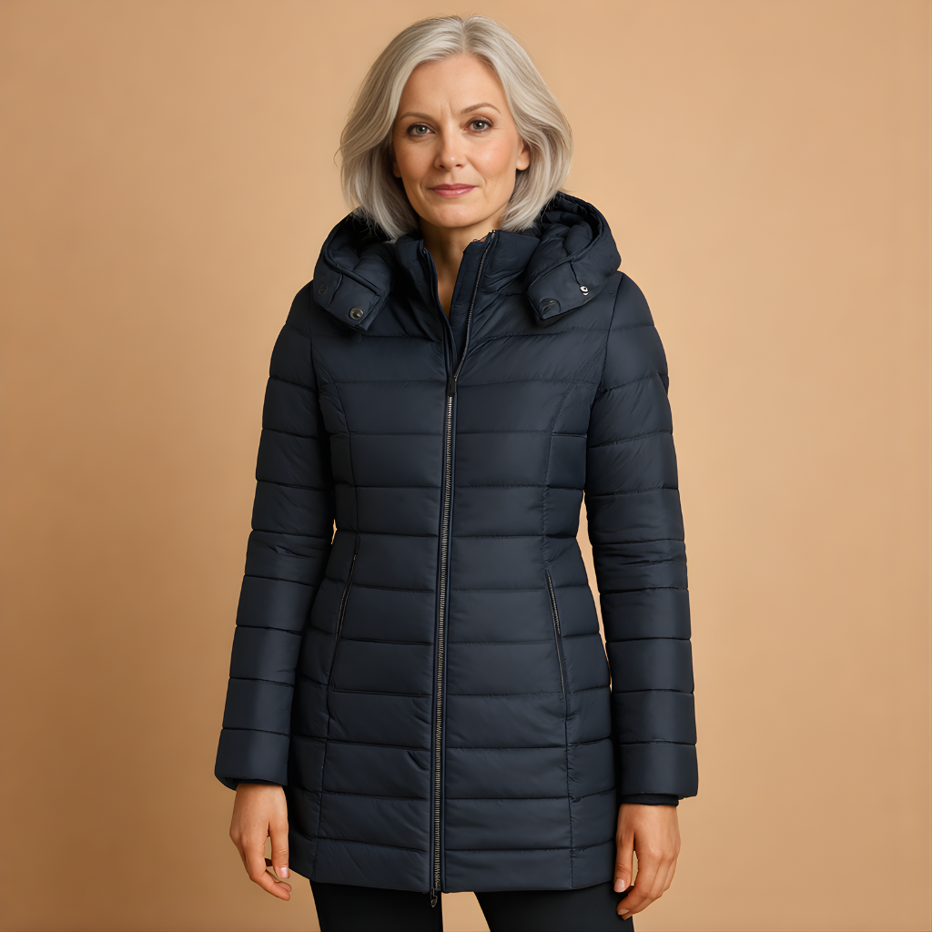 Women’s Lightweight Down Puffer Jacket – Comfortable & Versatile for Cooler Days