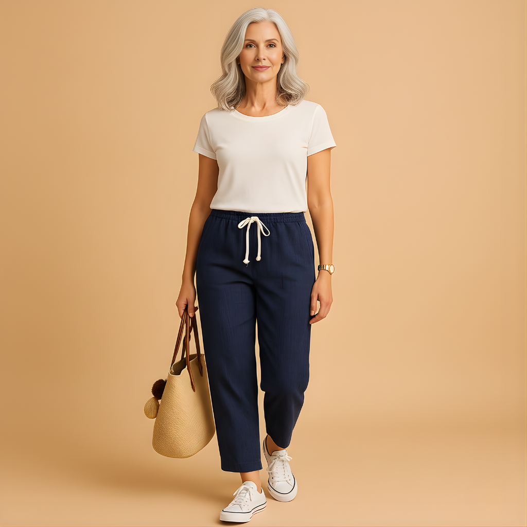 Women’s Lightweight Breathable Casual Trousers – Flexible Everyday Fit