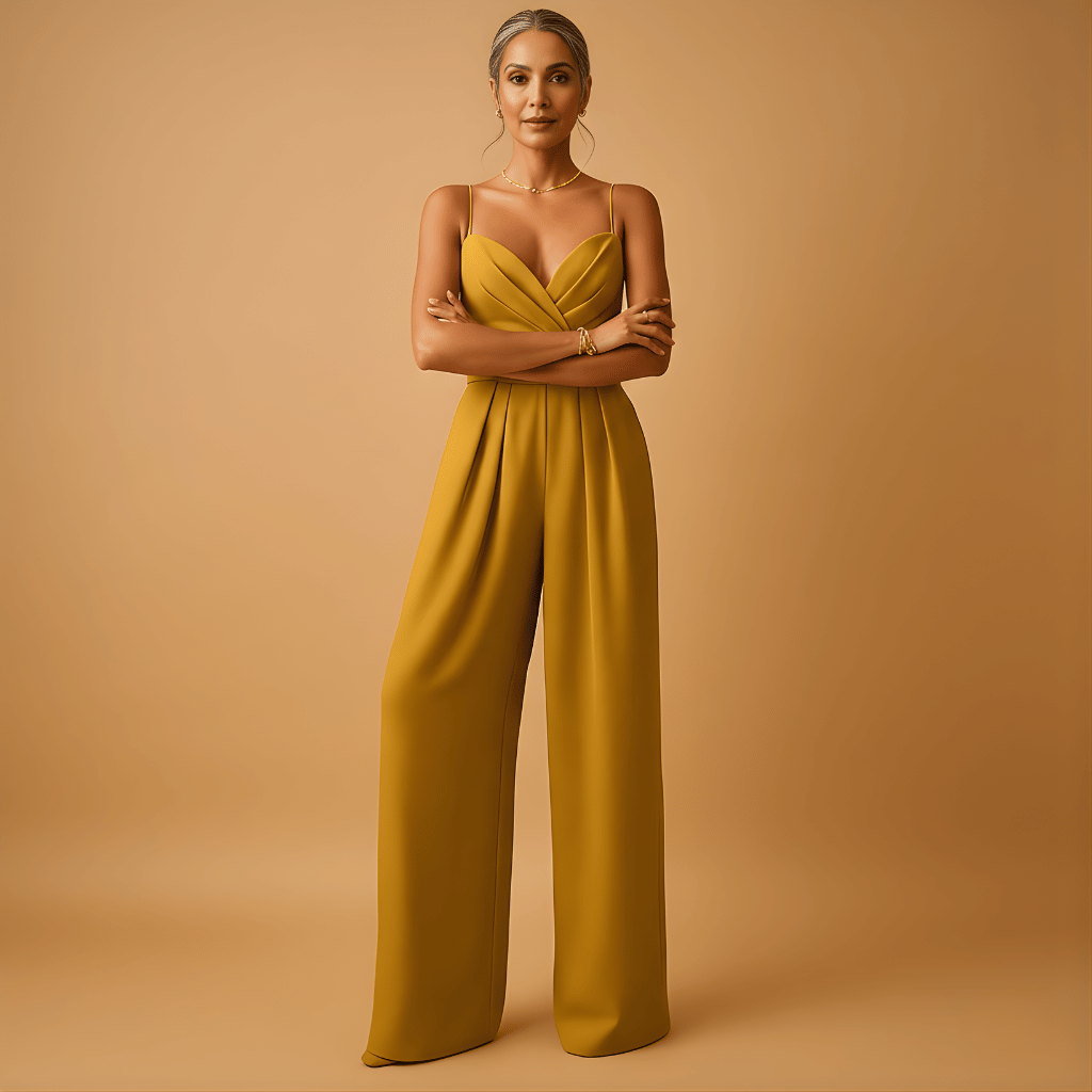 Women’s Summer Jumpsuit with Adjustable Straps – Lightweight & Versatile Style
