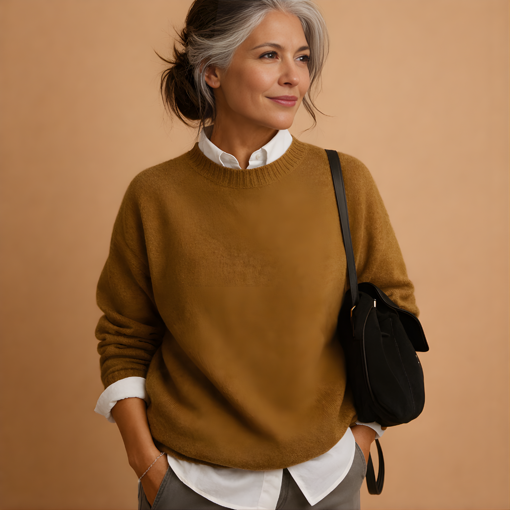 Women’s Soft Knit Sweater – Elegant Fit for Everyday and Workwear