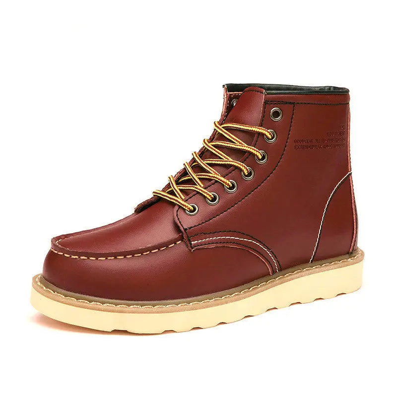 Men’s Lace-Up Ankle Boots – Rugged Everyday Footwear