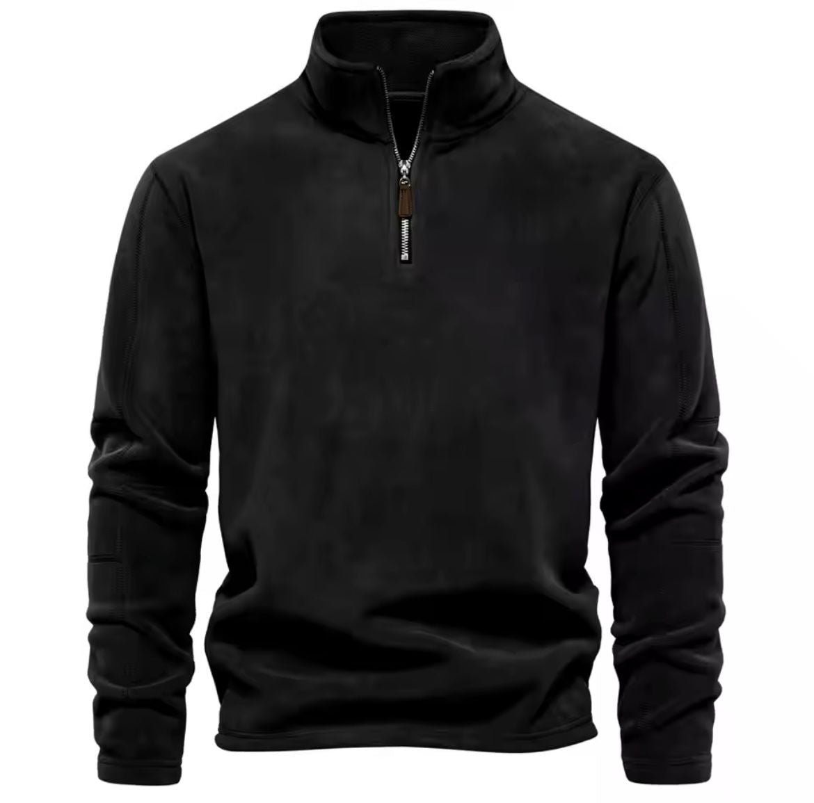 Men’s Stand-Collar Sweater – Warm Everyday Layer with Clean Style