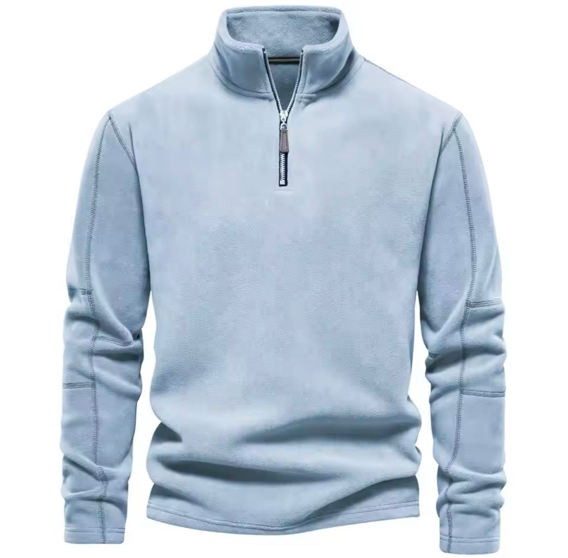 Men’s Stand-Collar Sweater – Warm Everyday Layer with Clean Style