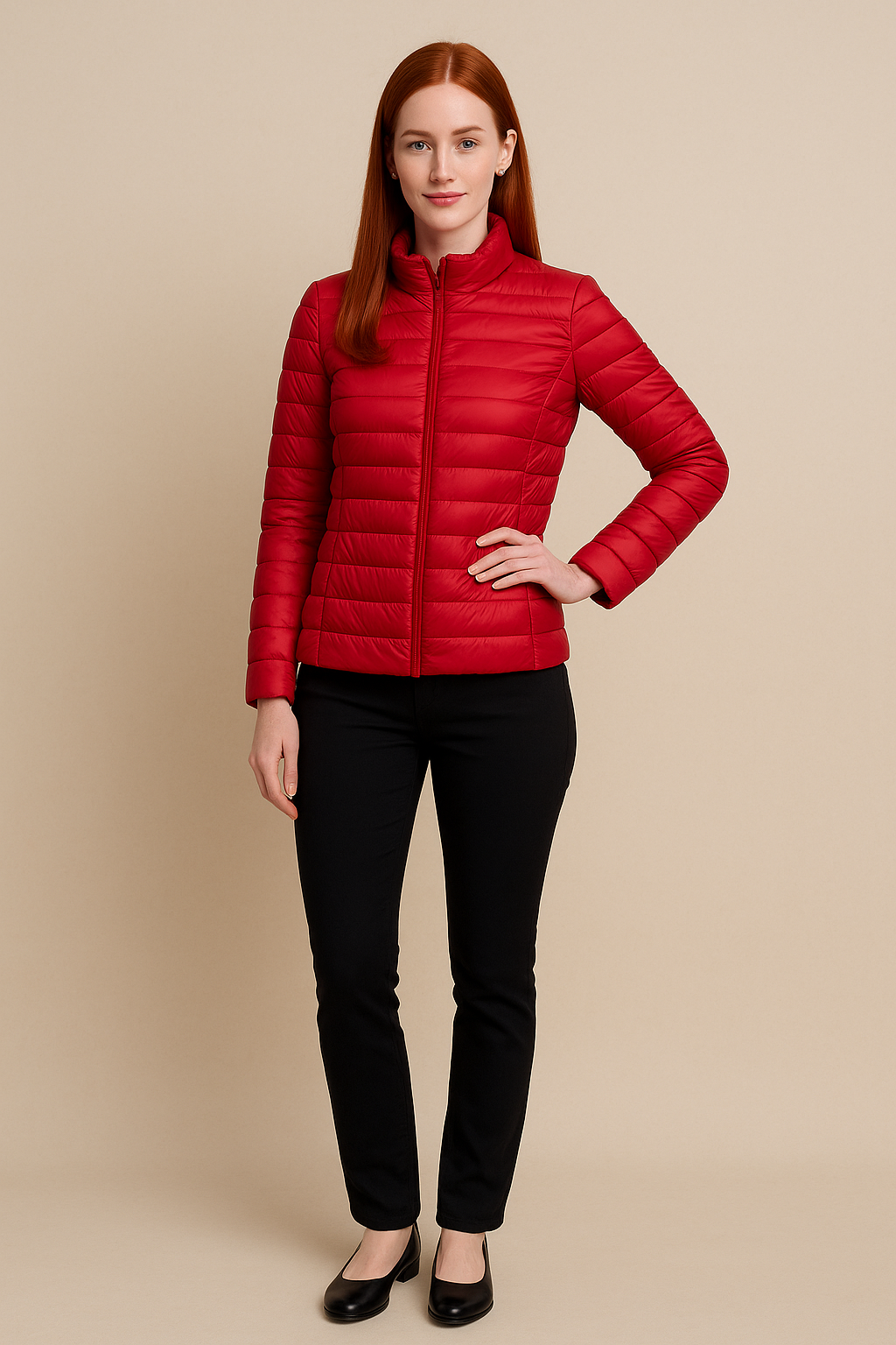 Women’s Slim Fit Quilted Jacket – Lightweight Everyday Outer Layer