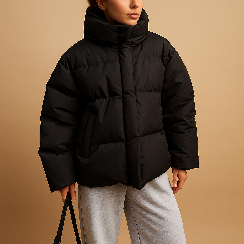 Women’s Padded Winter Jacket – Lightweight Hooded Everyday Layer