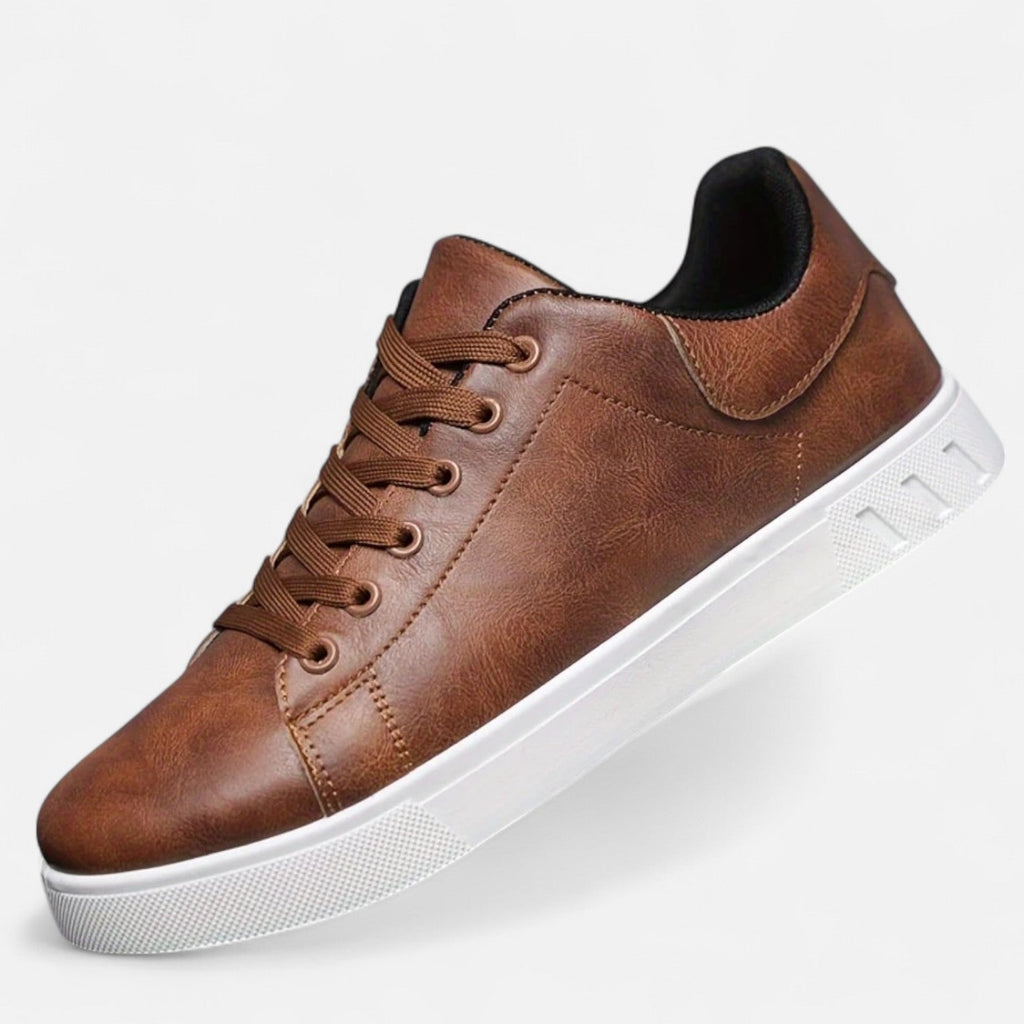 Men’s Smart-Casual Lace-Up Sneakers – Clean Everyday Style