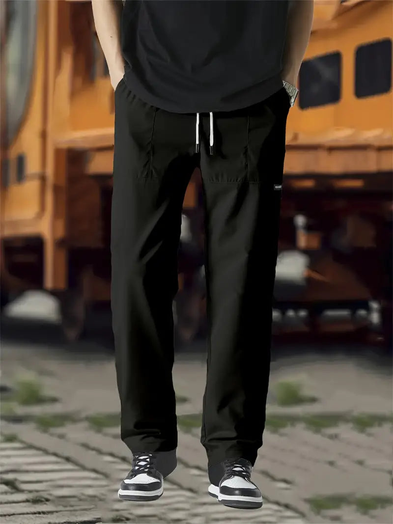 Men’s Straight-Leg Joggers – Soft Everyday Casual Pants