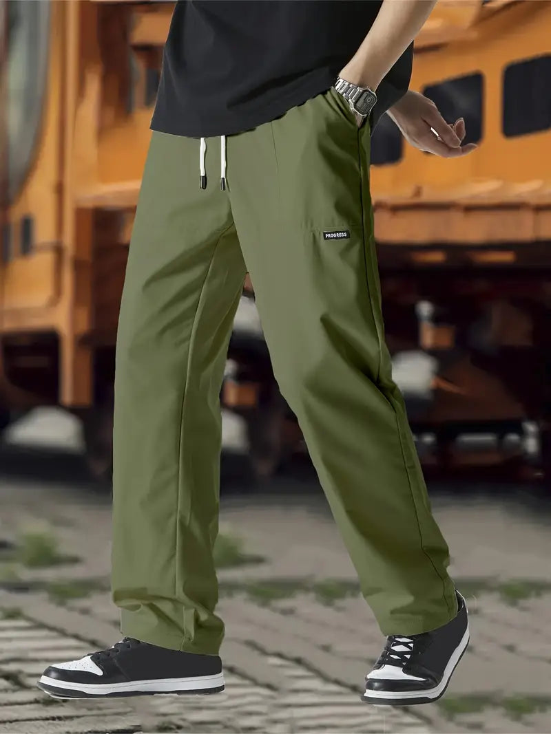 Men’s Straight-Leg Joggers – Soft Everyday Casual Pants