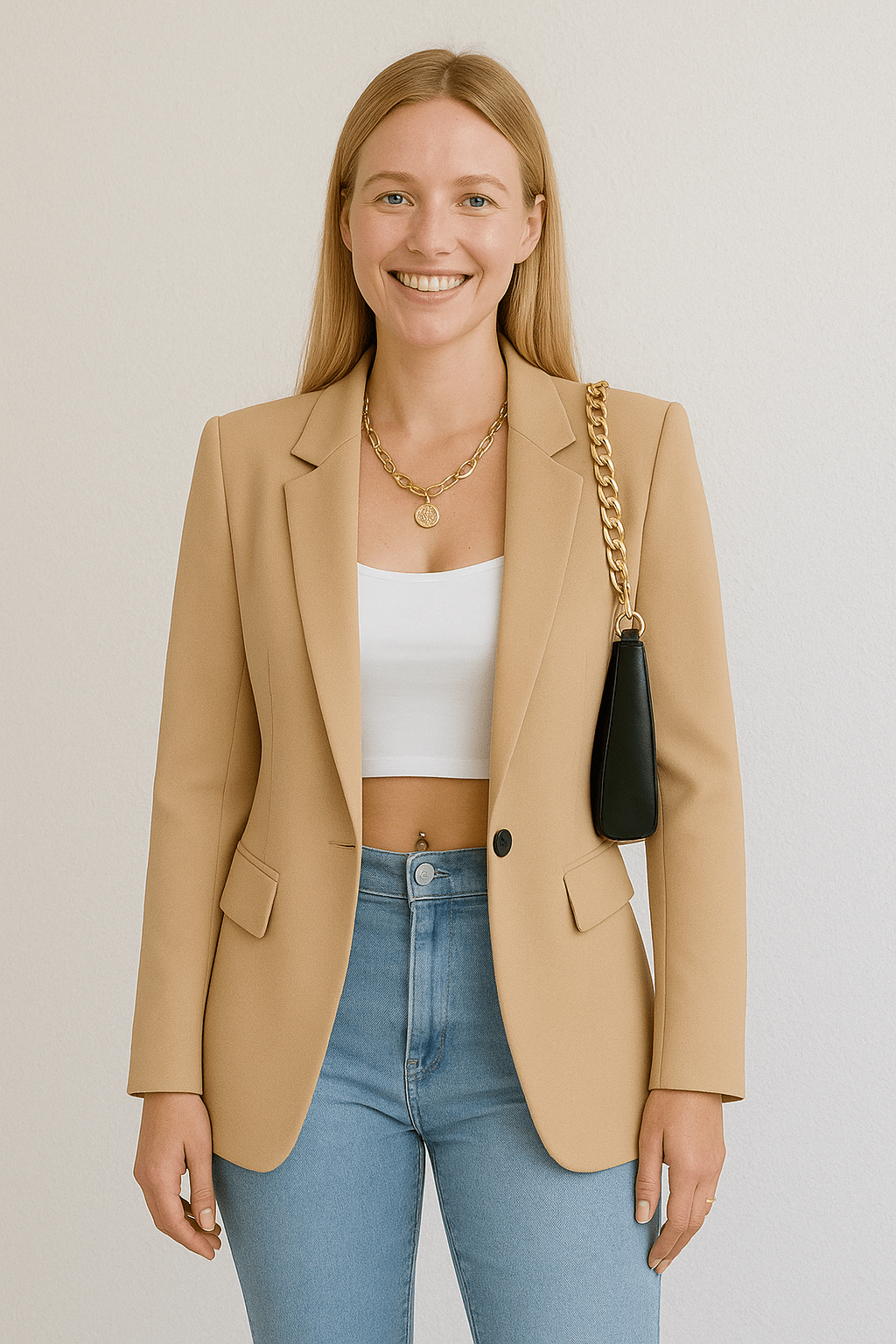 Women’s Casual Blazer – Clean Everyday Jacket