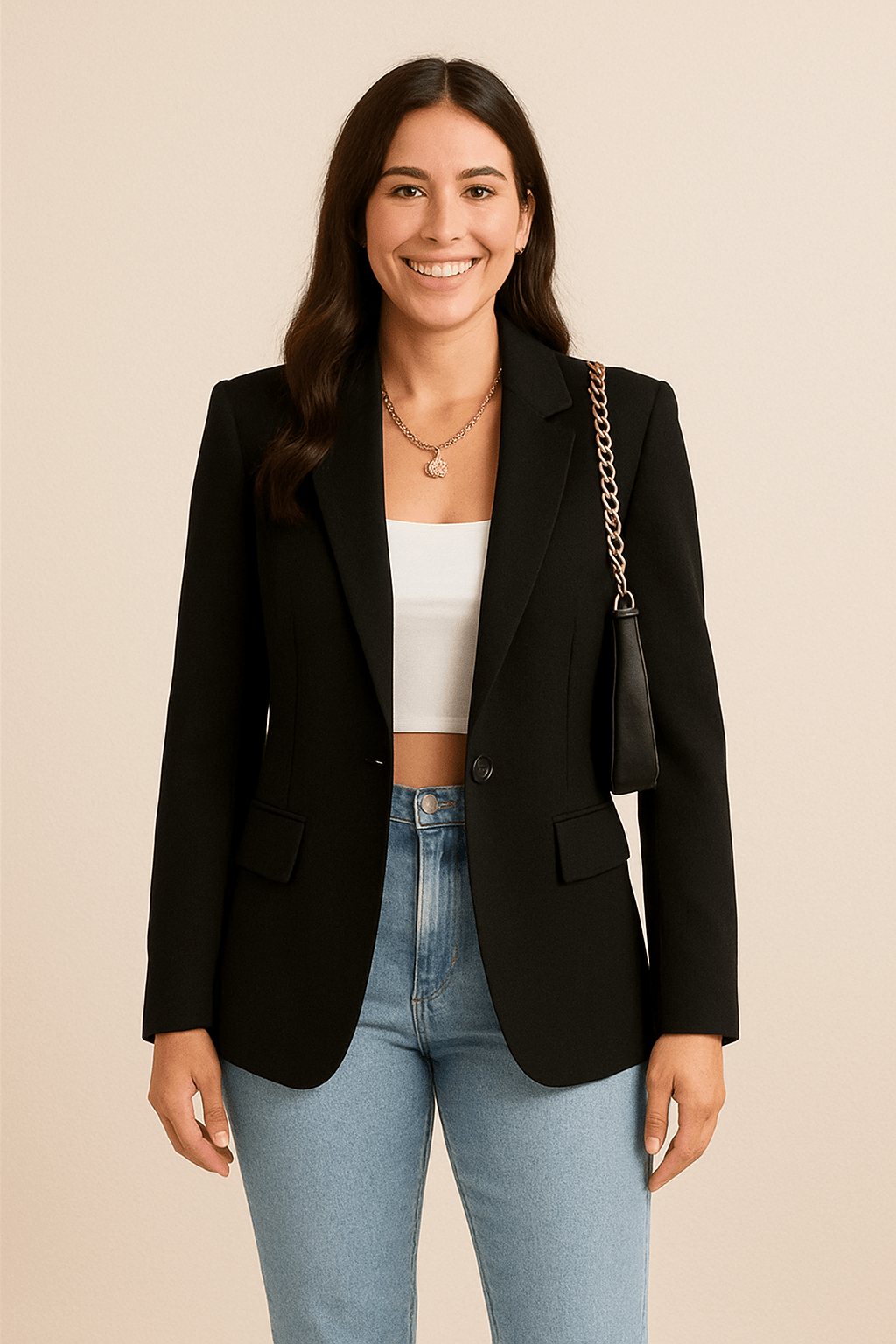Women’s Casual Blazer – Clean Everyday Jacket