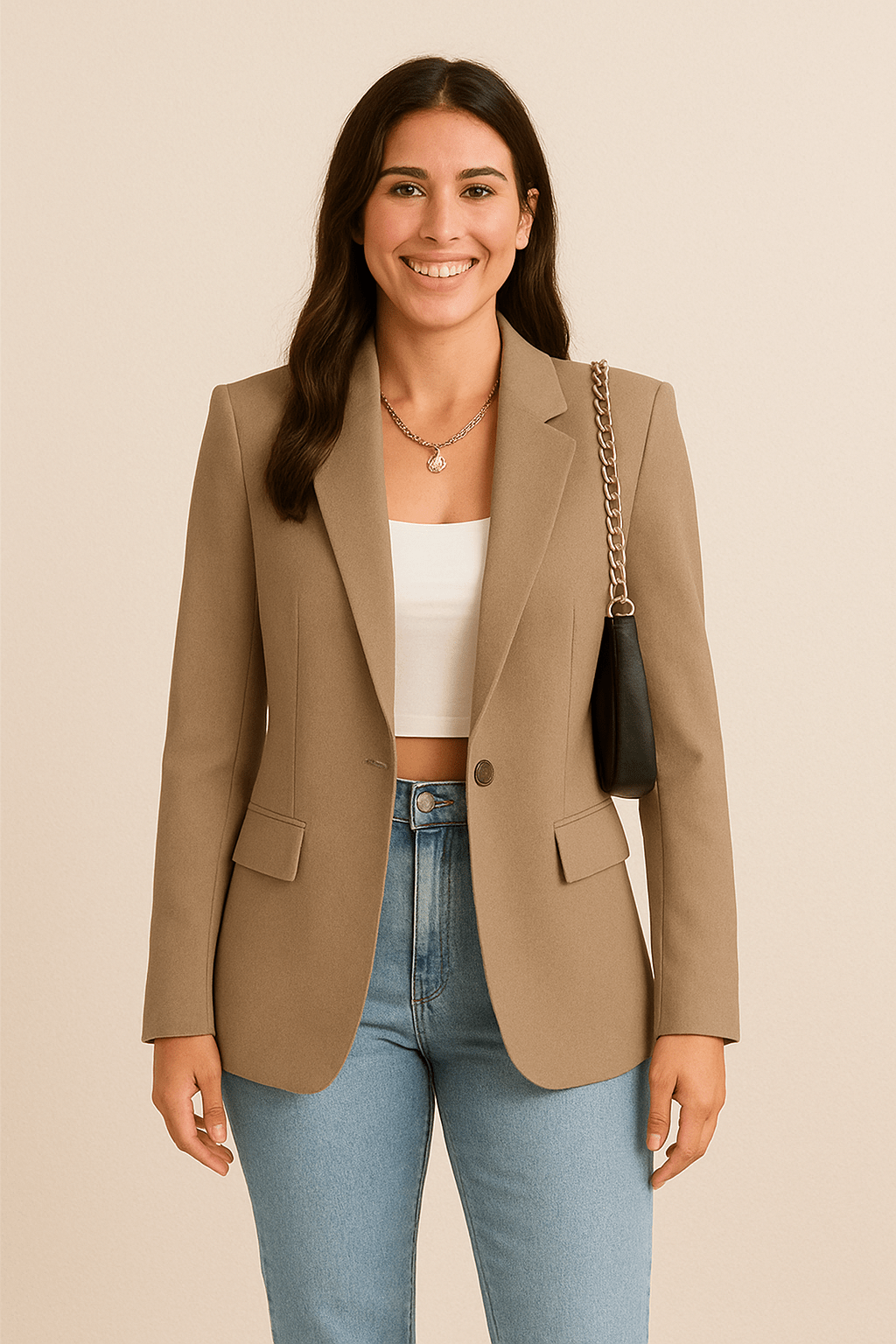 Women’s Casual Blazer – Clean Everyday Jacket