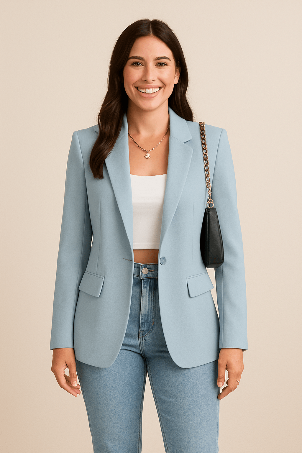 Women’s Casual Blazer – Clean Everyday Jacket
