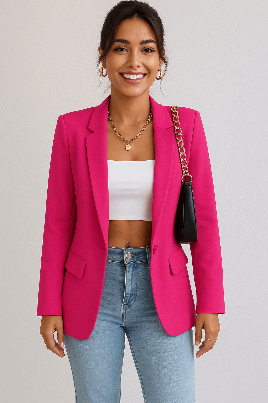 Women’s Casual Blazer – Clean Everyday Jacket