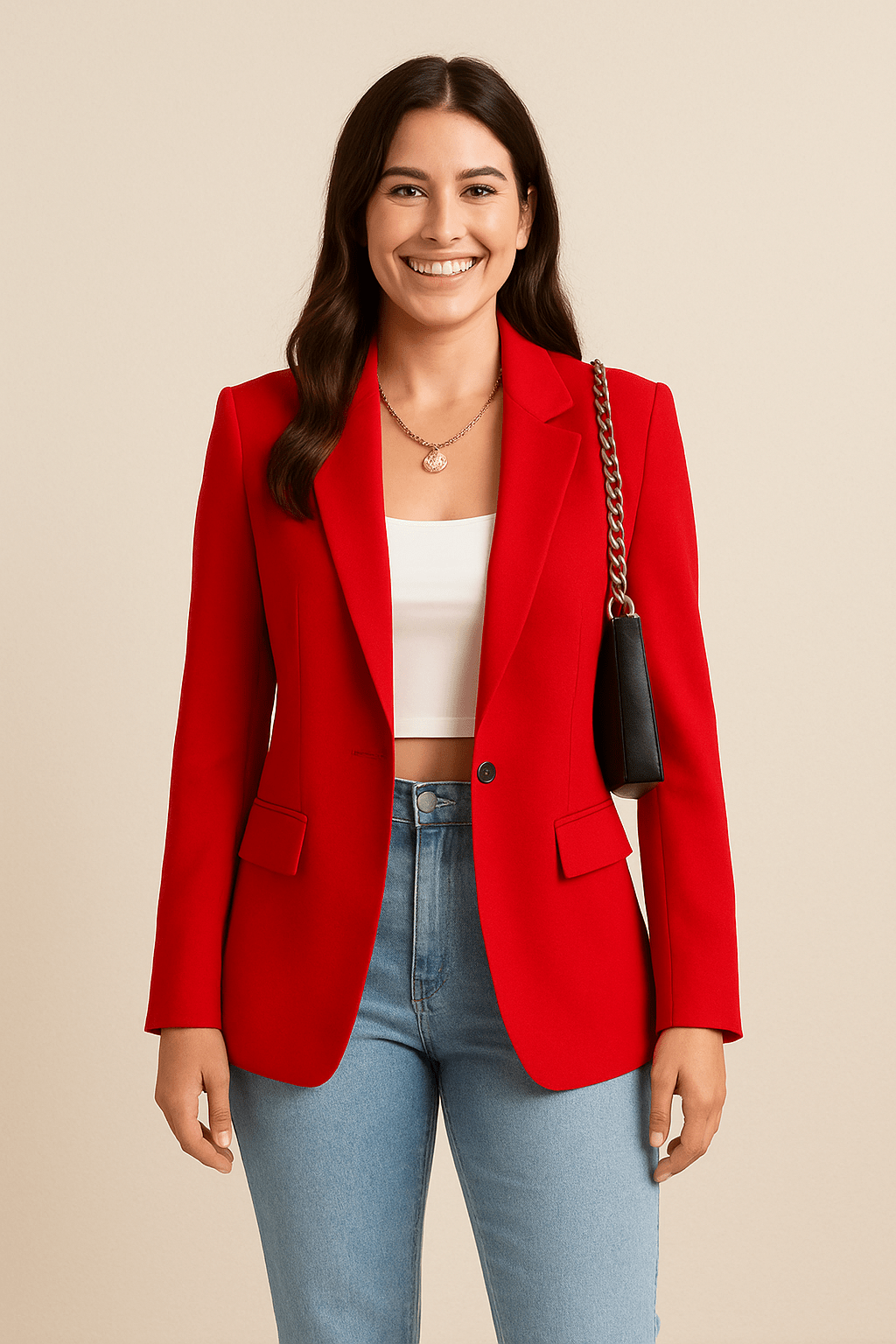Women’s Casual Blazer – Clean Everyday Jacket
