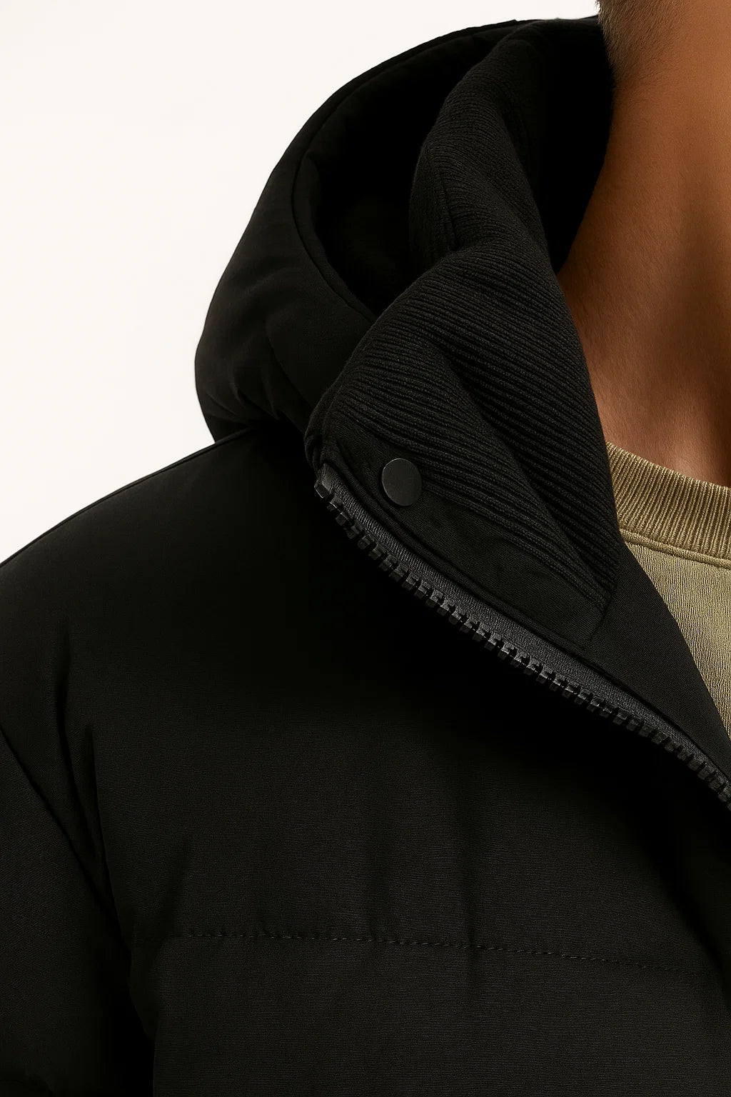 Men’s puffer jacket | lightweight hooded winter coat