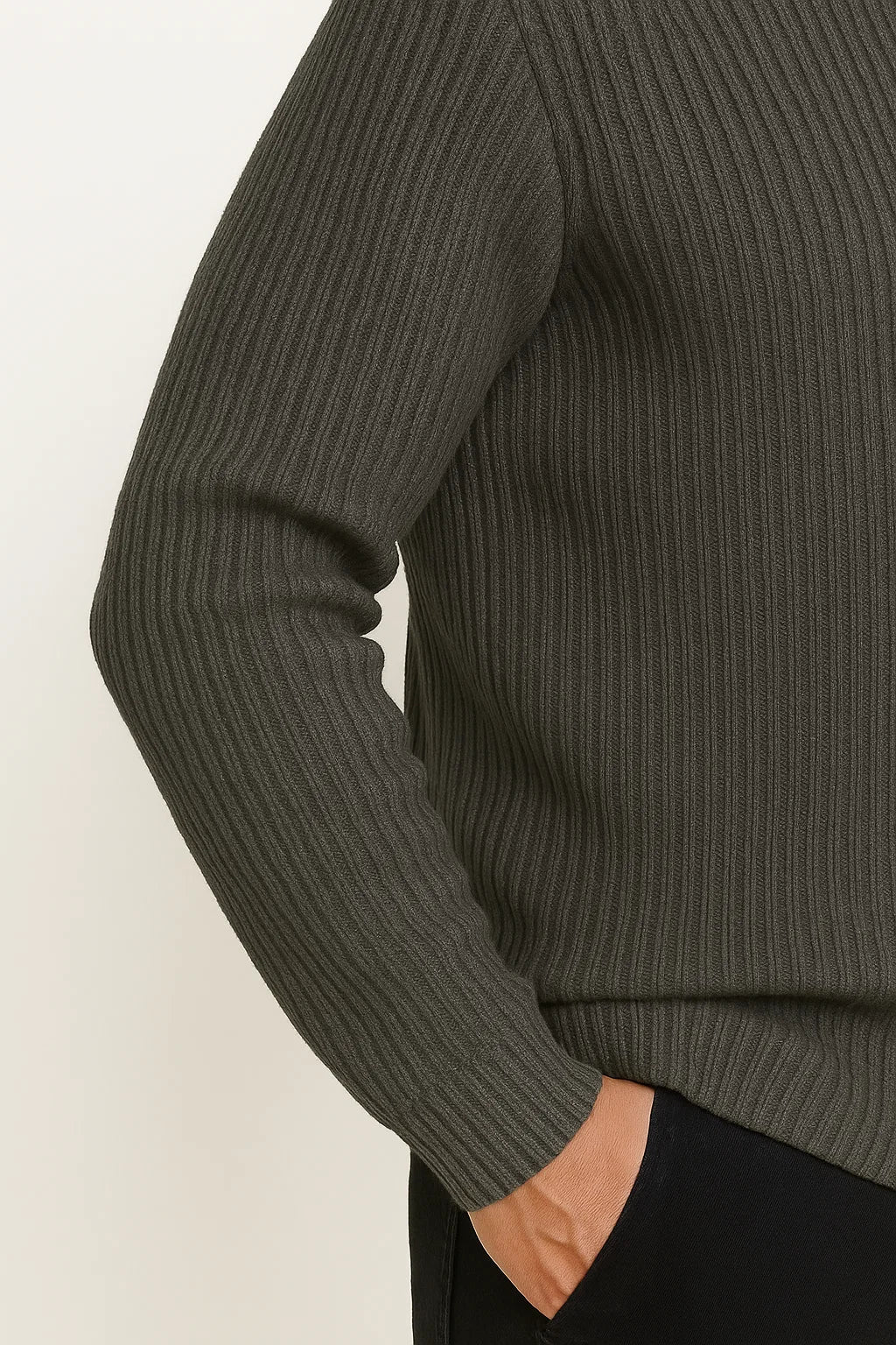 Men’s Half-Zip Sweater – Clean Timeless Everyday Layer