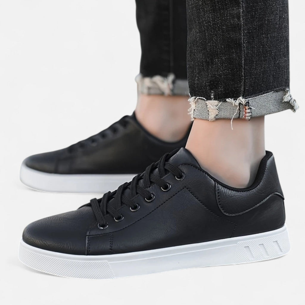 Men’s Smart-Casual Lace-Up Sneakers – Clean Everyday Style