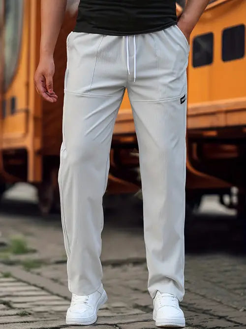 Men’s Straight-Leg Joggers – Soft Everyday Casual Pants