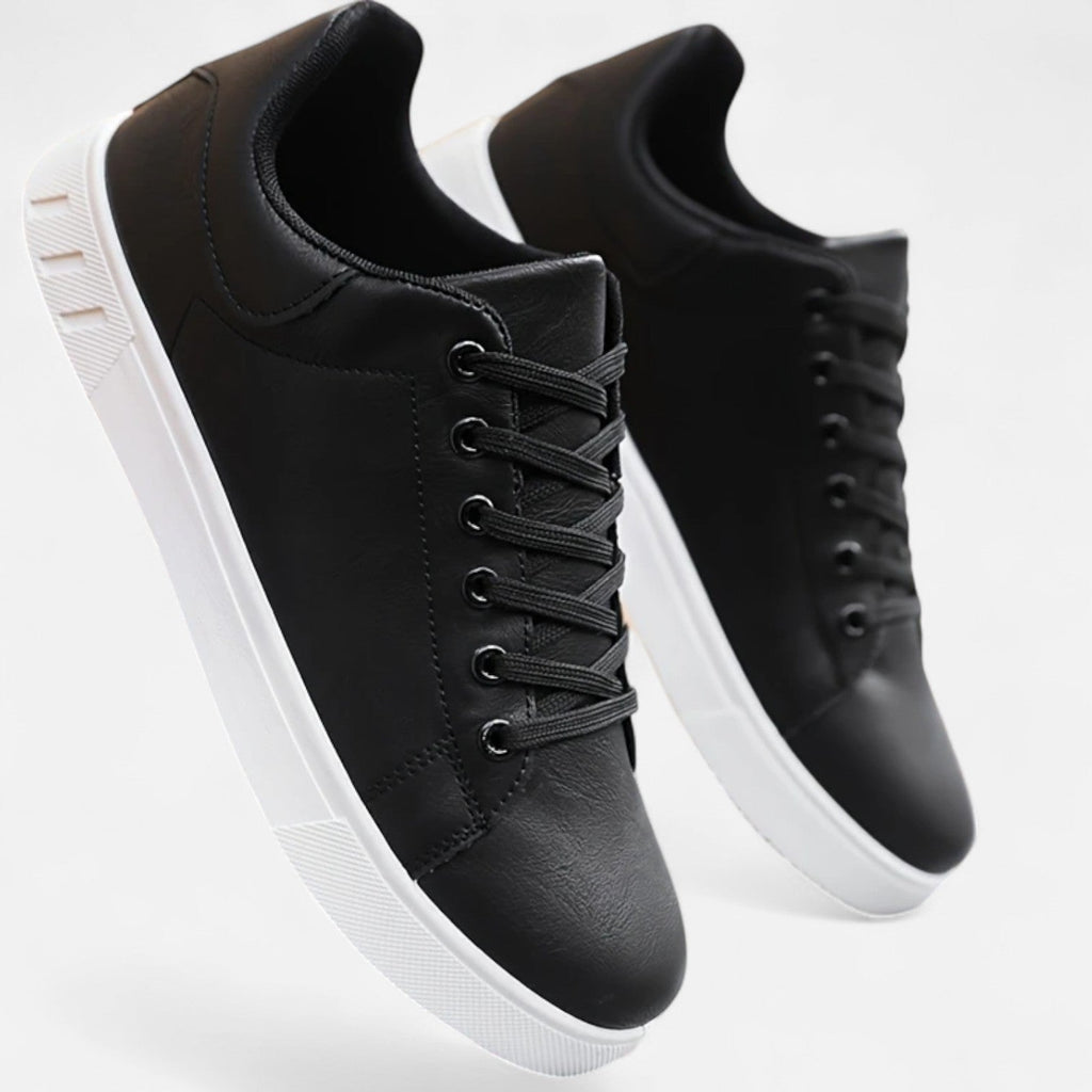 Men’s Smart-Casual Lace-Up Sneakers – Clean Everyday Style