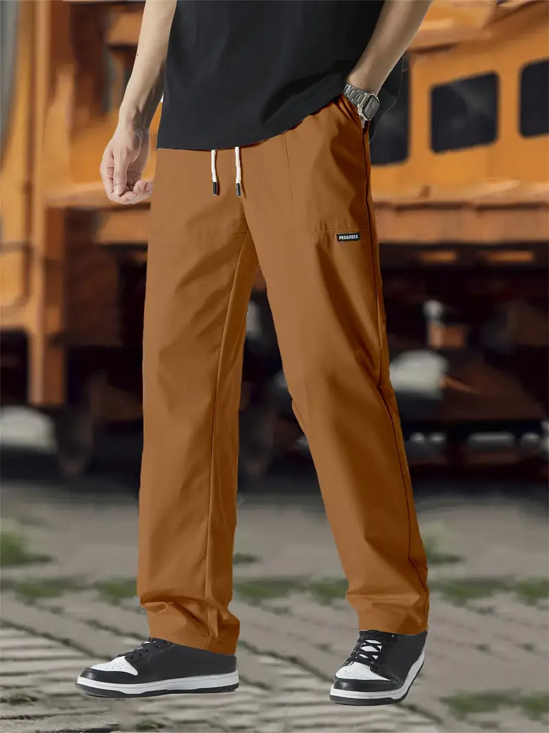 Men’s Straight-Leg Joggers – Soft Everyday Casual Pants