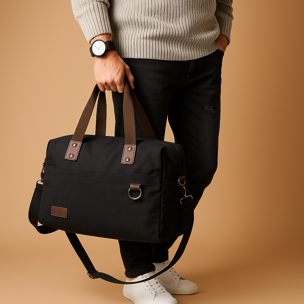 Men’s Canvas Commuter Shoulder Bag – Organized Everyday Carry