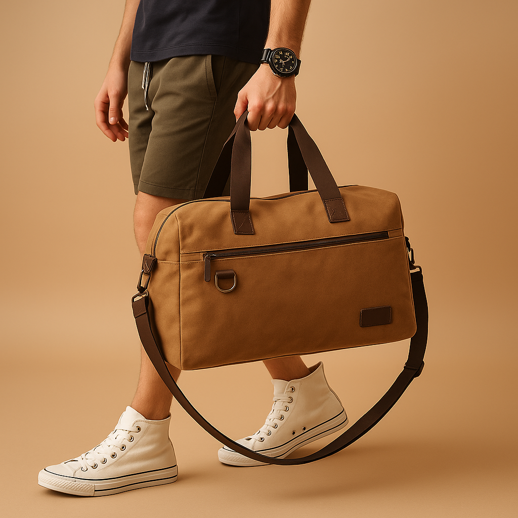 Men’s Canvas Commuter Shoulder Bag – Organized Everyday Carry