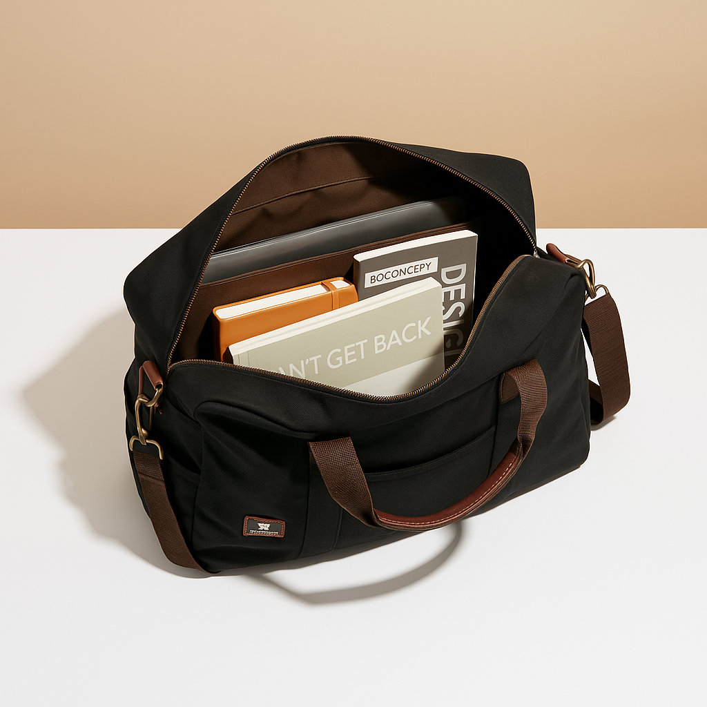 Men’s Canvas Commuter Shoulder Bag – Organized Everyday Carry