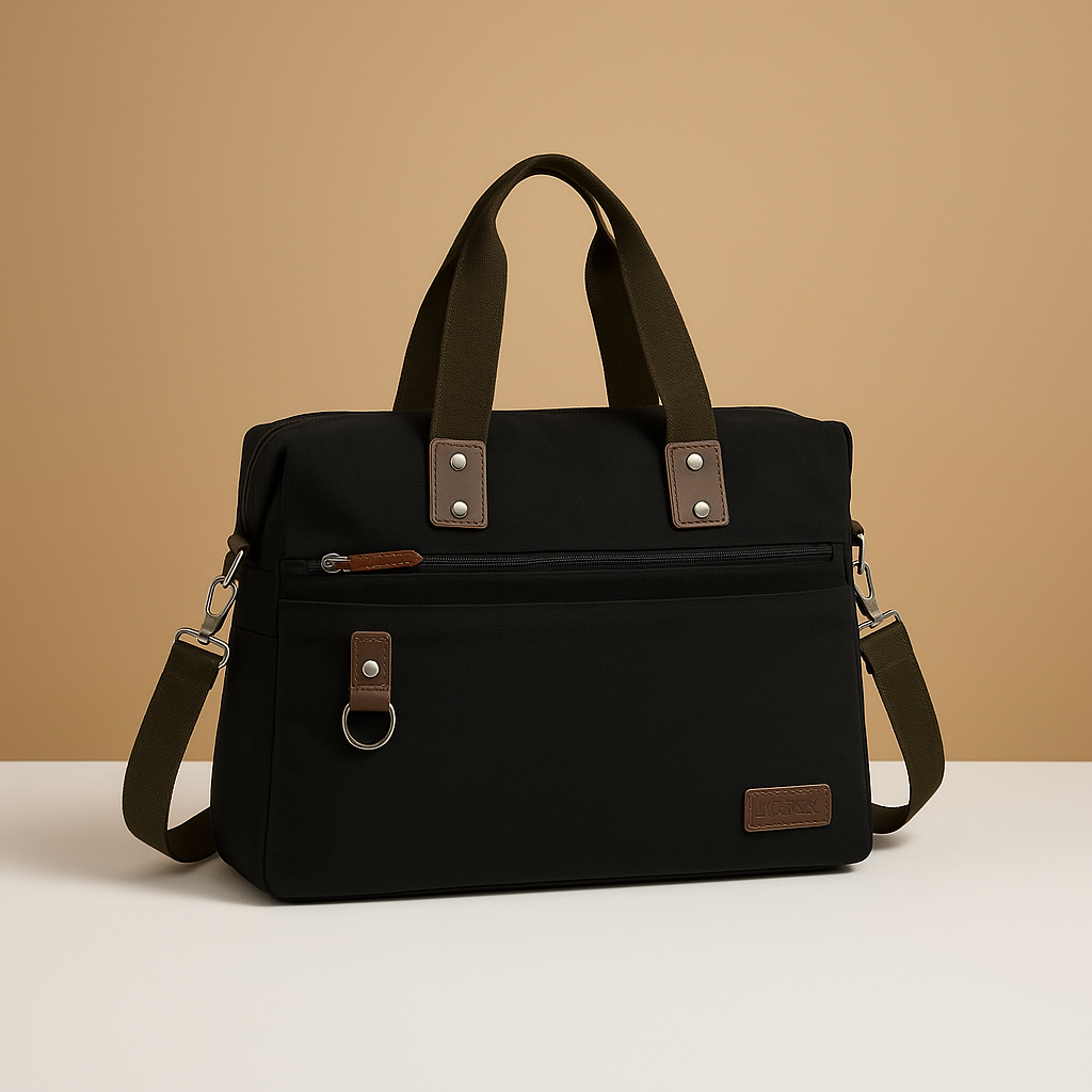 Men’s Canvas Commuter Shoulder Bag – Organized Everyday Carry