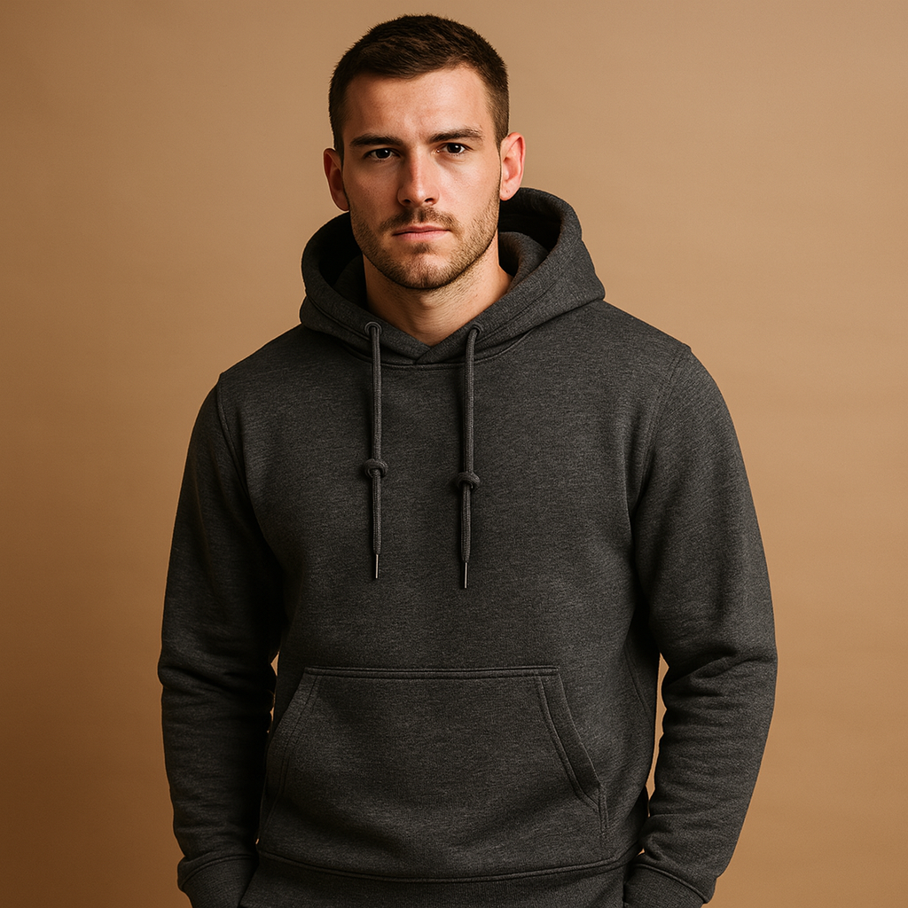 Men’s Hoodie with Drawstring Hood – Casual Everyday Layer