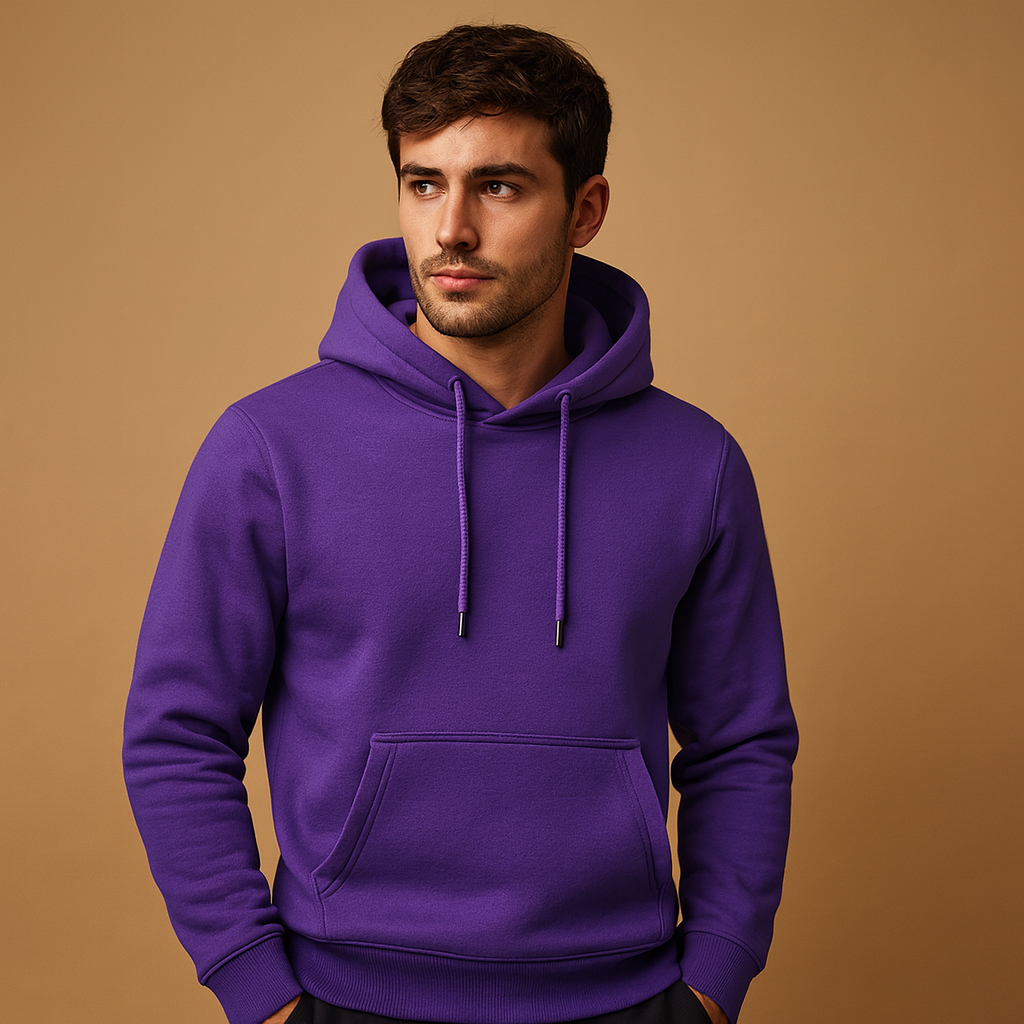 Men’s Hoodie with Drawstring Hood – Casual Everyday Layer