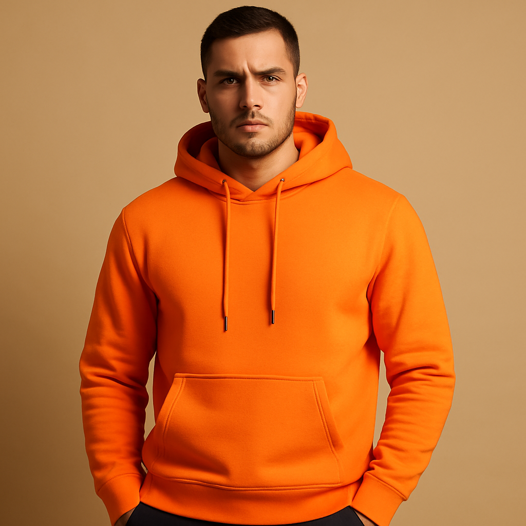 Men’s Hoodie with Drawstring Hood – Casual Everyday Layer