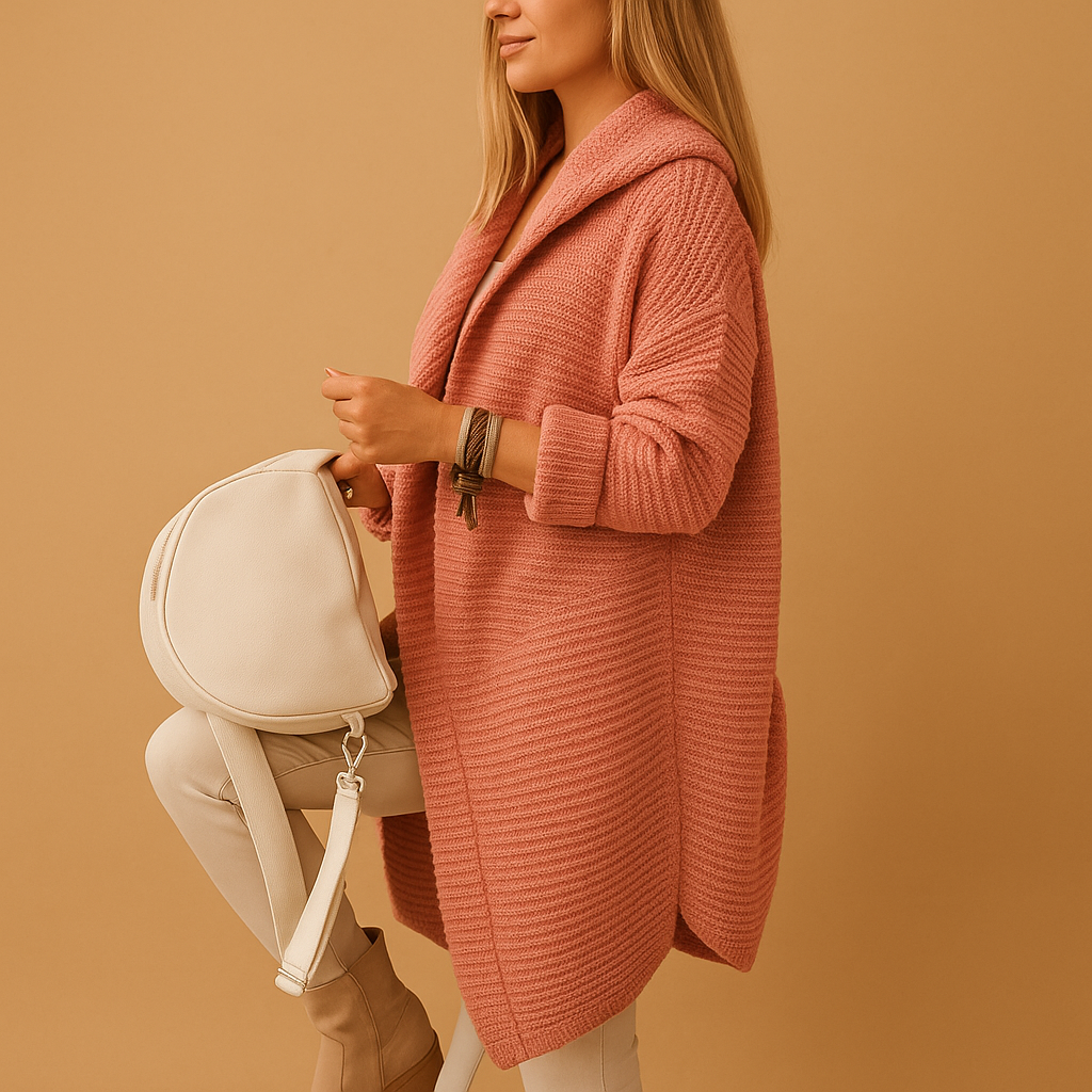 Women’s Open-Front Cardigan – Soft Knit Everyday Layer