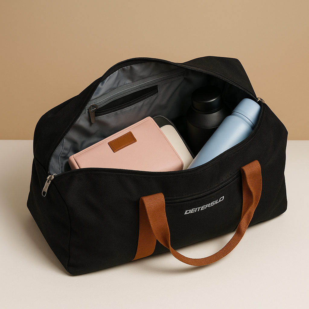 Women’s Water-Resistant Commuter Duffle Bag with Shoe Compartment – Organized Travel Carry