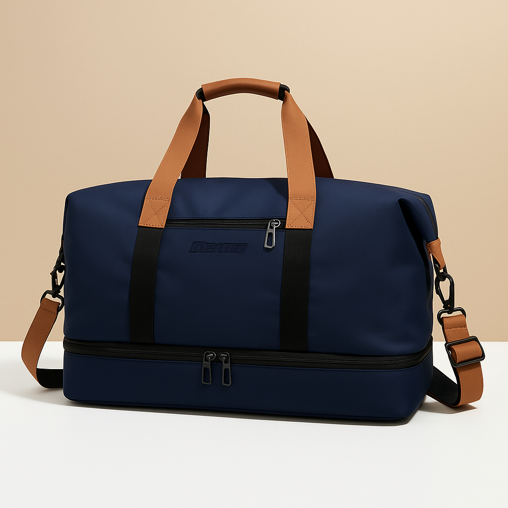 Women’s Water-Resistant Commuter Duffle Bag with Shoe Compartment – Organized Travel Carry