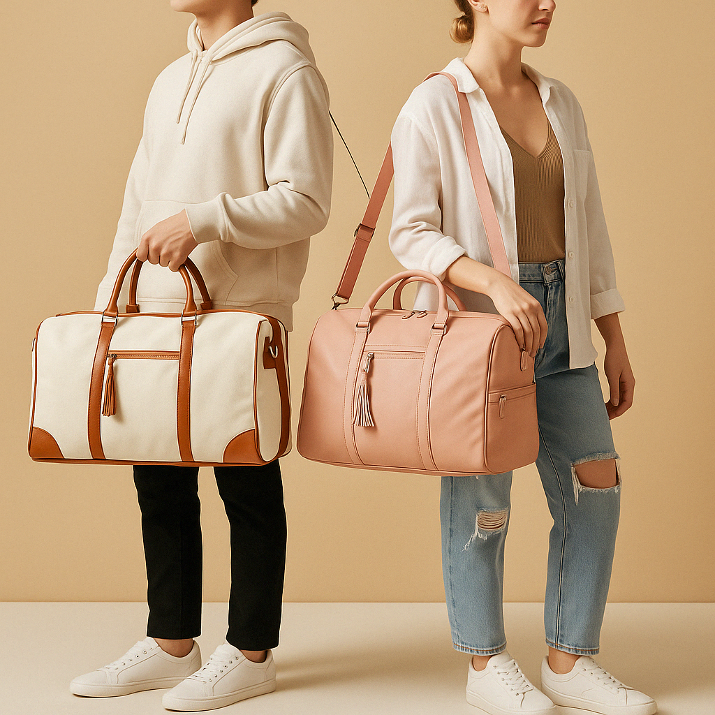 Women’s Convertible Garment Duffle Bag – 2-in-1 Travel Carry