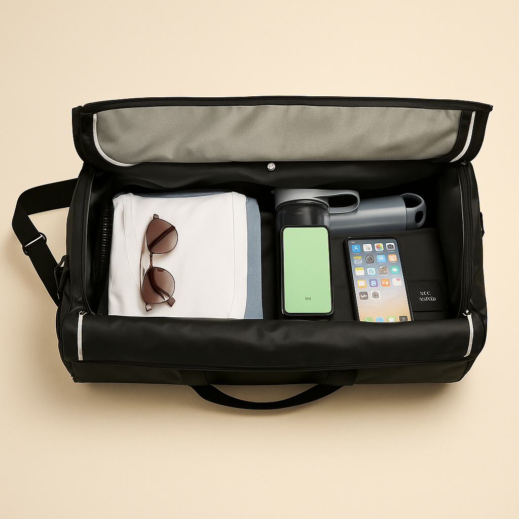 Men’s Convertible Suit and Duffle Bag – 2-in-1 Travel Carry