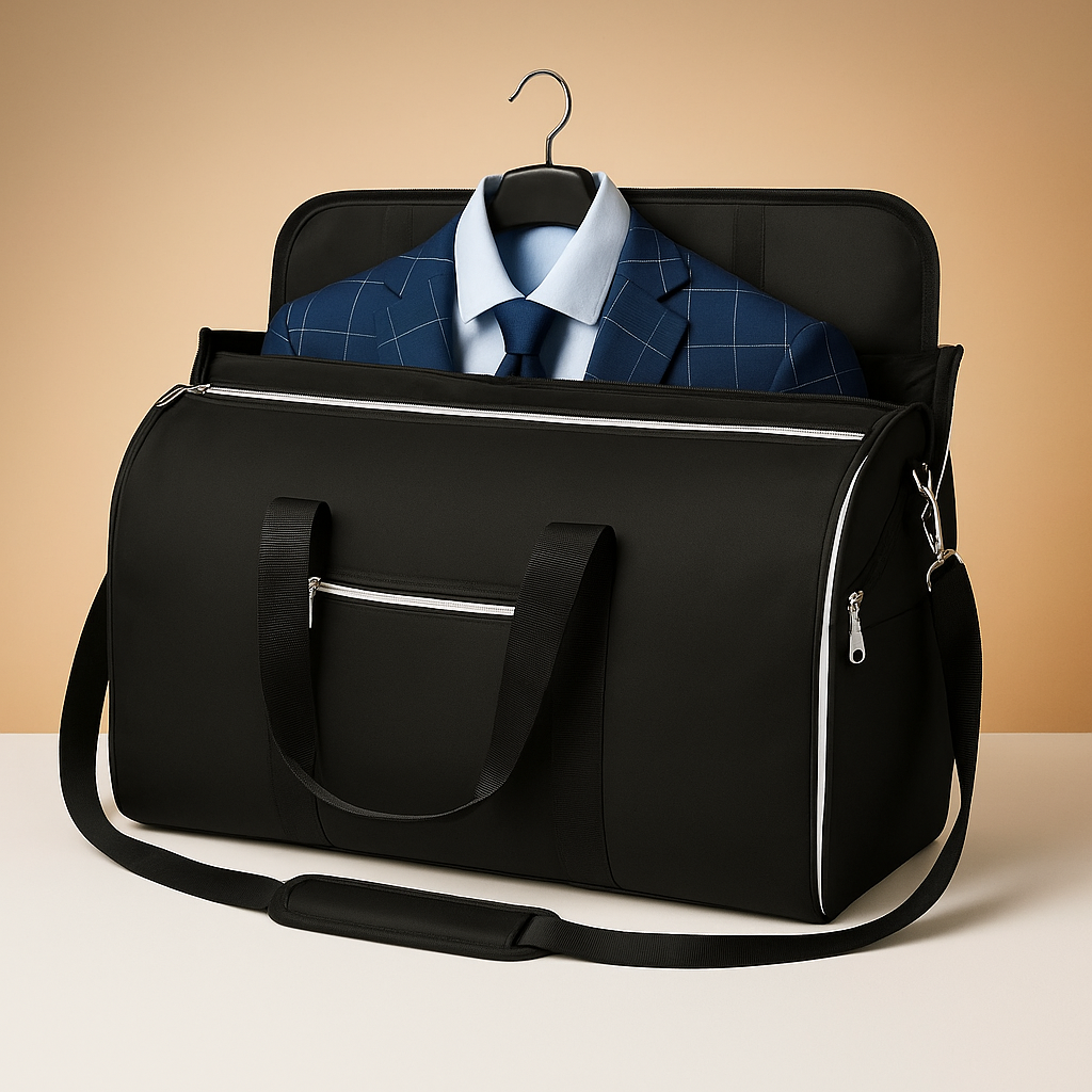 Men’s Convertible Suit and Duffle Bag – 2-in-1 Travel Carry