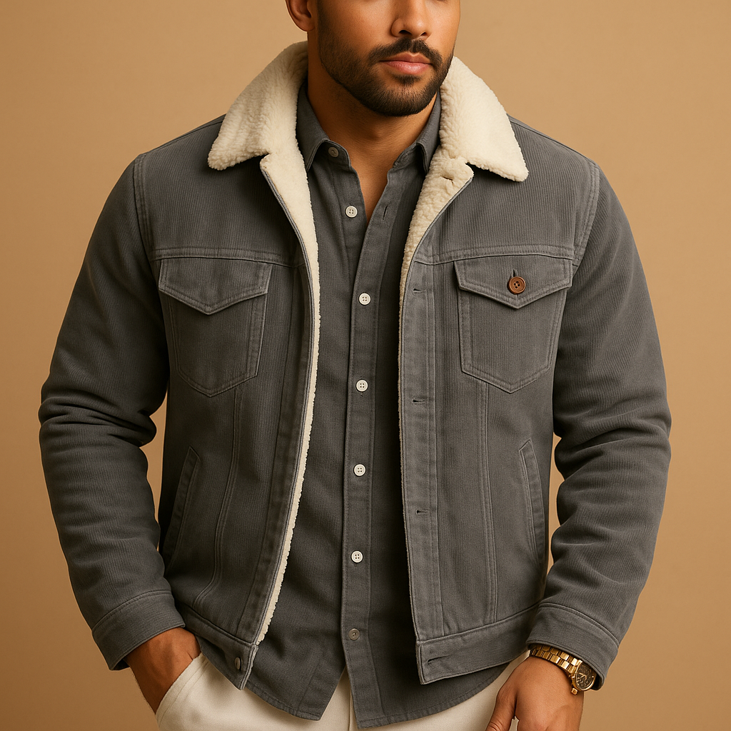 Men’s Corduroy Jacket – Modern Fit Casual Layer